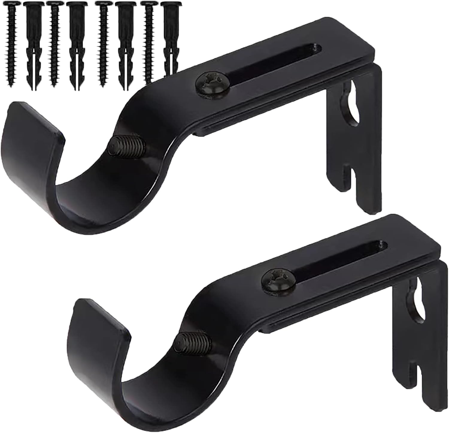 Curtain Rod Brackets for Adjustable