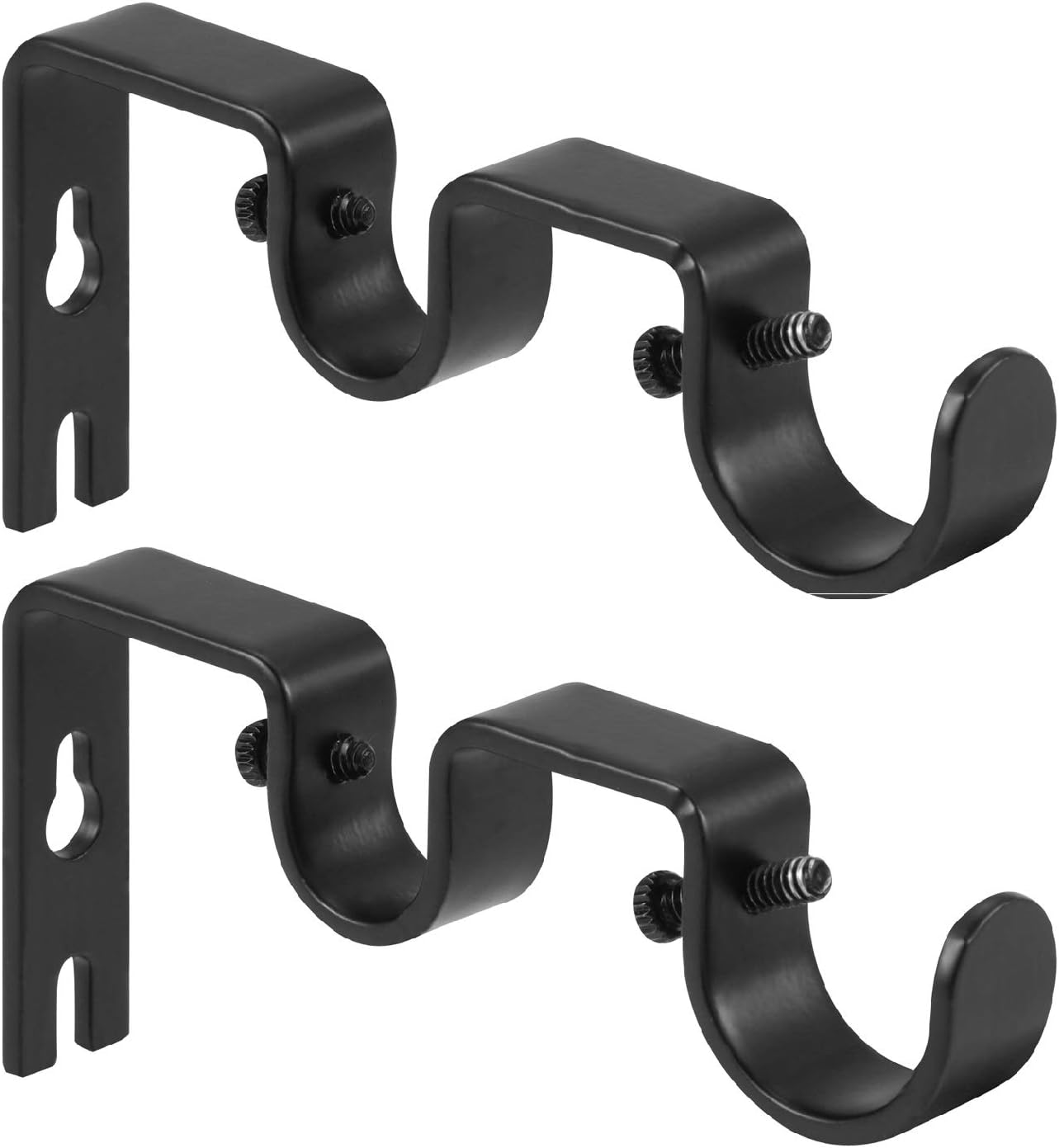 Heavy Duty Double Curtain Rod Brackets